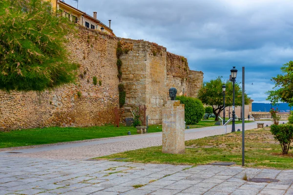 Středověké Opevnění Ciudad Rodrigo Španělsku — Stock fotografie