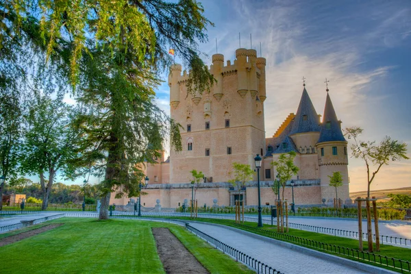 stock image Alcazar de Segovia in Spain.