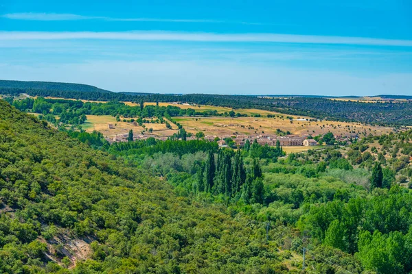 Schöne Landschaft Nahe Dem Dorf Pedraza Spanien — Stockfoto