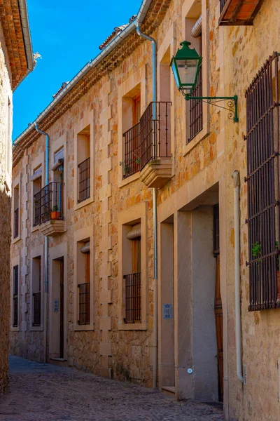 Calle Estrecha Pueblo Medieval Pedraza España — Foto de Stock