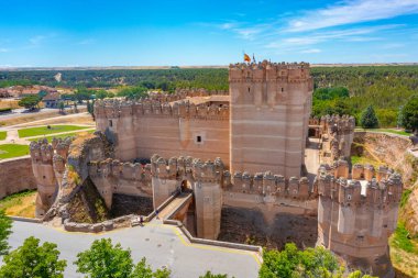 Castillo de Coca in Spain. clipart