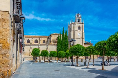 İspanyol şehri Palencia 'da San Antolin Katedrali