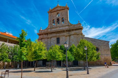 İspanyol kasabası Palencia 'daki San Pablo Kilisesi.
