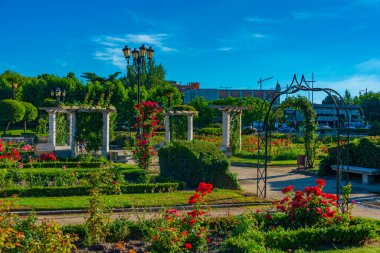 İspanya 'nın Valladolid kasabasındaki Parque de las Moreras.