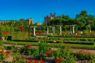 İspanya 'nın Valladolid kasabasındaki Parque de las Moreras.