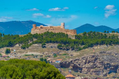 İspanya 'daki Calatayud kalesinin manzarası.