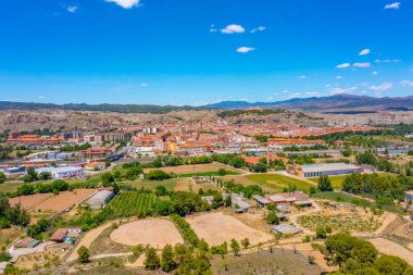İspanyol şehri Calatayud Panorama Manzarası.