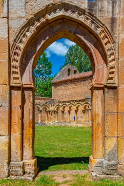 İspanya, Soria 'daki San Juan de Duero Manastırı..
