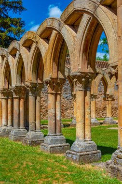 İspanya, Soria 'daki San Juan de Duero Manastırı..
