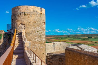 İspanya 'daki Berlanga de Duero kalesi.