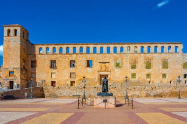 İspanya 'daki Berlanga de Duero kalesi.