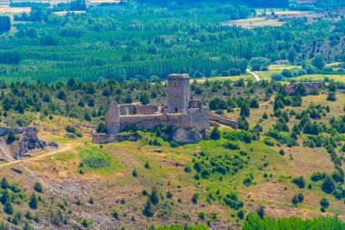 İspanya 'da Castillo de Ucero.