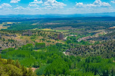 İspanya 'da Castillo de Ucero.