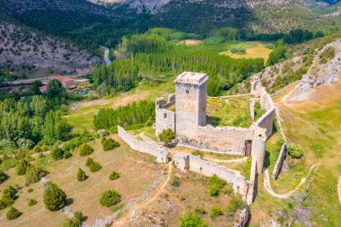 İspanya 'da Castillo de Ucero.