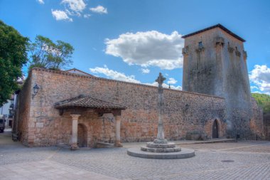 Covarrubias, İspanya 'dan Torreon de Fernan Gonzalez.