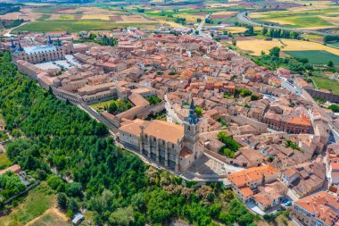 İspanyol kasabası manzarası Lerma.