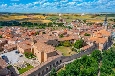 İspanyol kasabası manzarası Lerma.