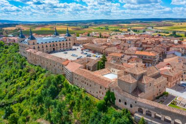 İspanyol kasabası manzarası Lerma.