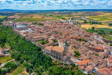 İspanyol kasabası manzarası Lerma.