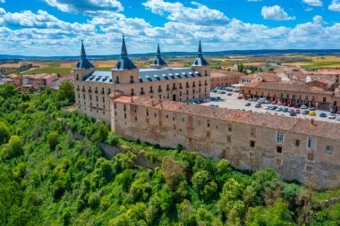 İspanyol kasabası manzarası Lerma.