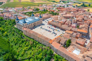İspanyol kasabası manzarası Lerma.
