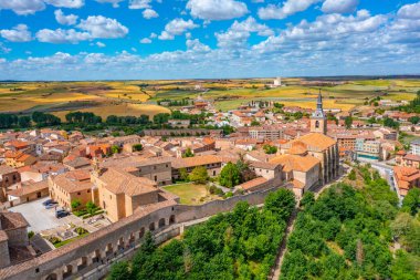 İspanyol kasabası manzarası Lerma.
