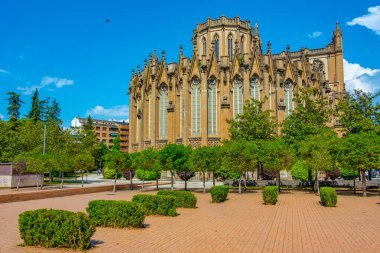 İspanya 'daki Vitoria Gasteiz Katedrali Maria Inmaculada.