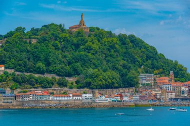 Monte Urgull İspanya 'nın San Sebastian kasabasında.