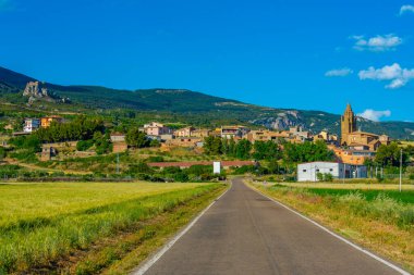 İspanyol köyünün Panorama Manzarası.
