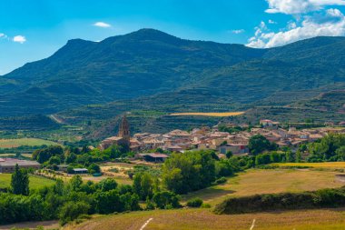 İspanyol köyünün Panorama Manzarası.