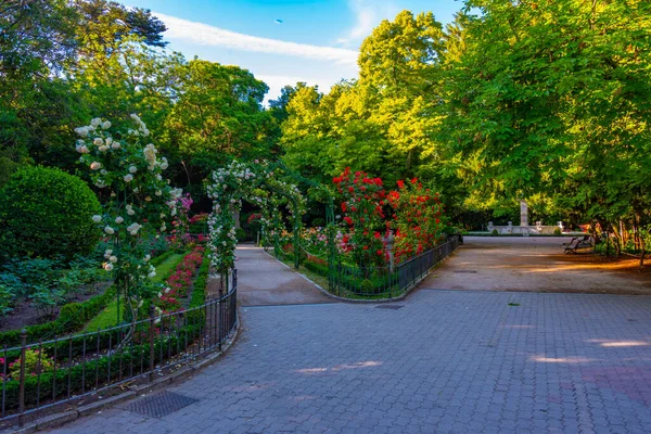 stock image Campo Grande park in Spanish town Valladolid.