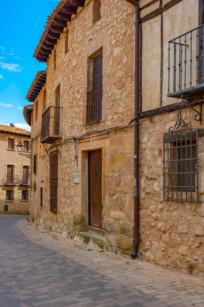 Calle Medieval Casco Antiguo Atienza España —  Fotos de Stock