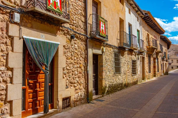 Calle Medieval Casco Antiguo Atienza España — Foto de Stock