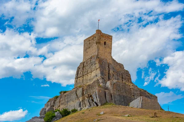 stock image View of the Castillo de Atienza in Spain.