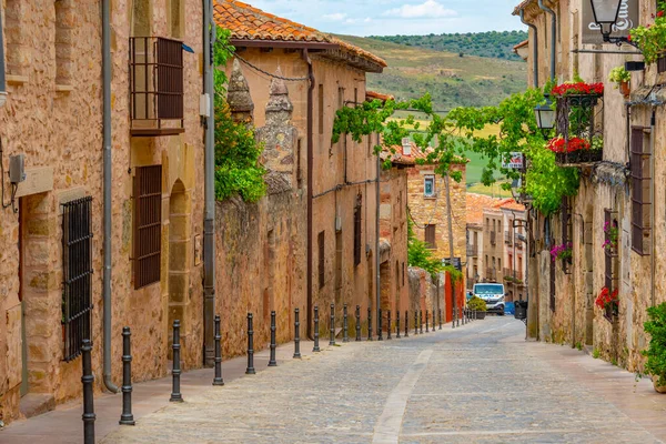 Strada Medievale Nel Centro Storico Siguenza Spagna — Foto Stock