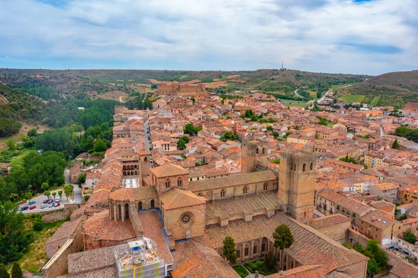 Panoramisch Uitzicht Spaanse Stad Siguenza — Stockfoto