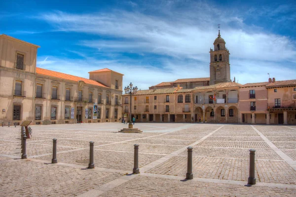 stock image Plaza Mayor in Spanish town Medinaceli.