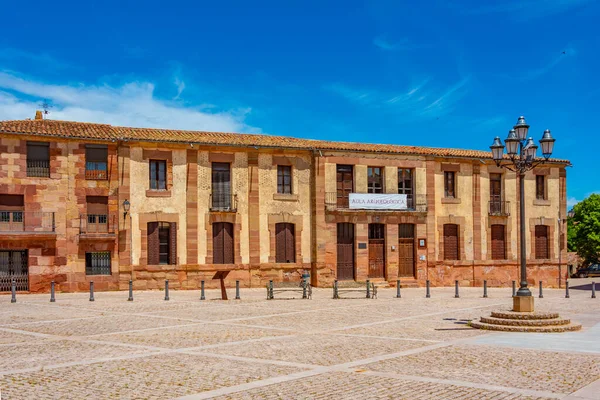 Plaza Mayor Hiszpańskim Mieście Medinaceli — Zdjęcie stockowe