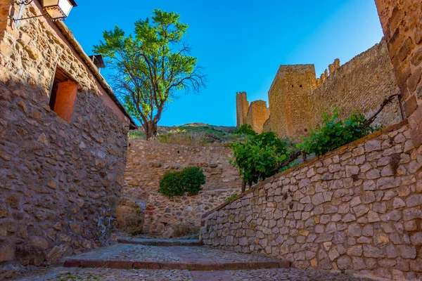 Medieval Street Old Town Albarracin Spain — Stock Photo, Image
