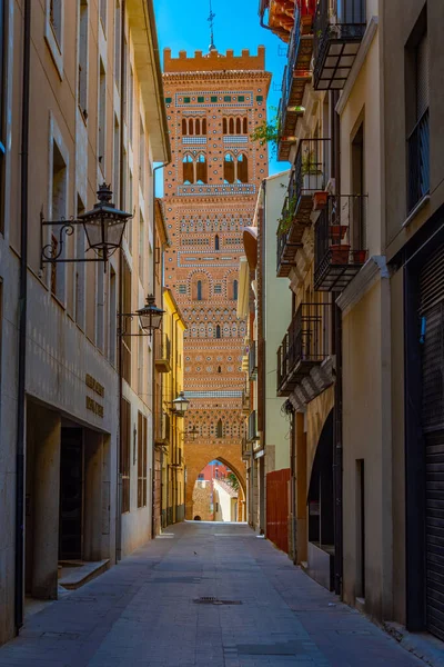 stock image Torre de San Martin in Spanish town Teruel.