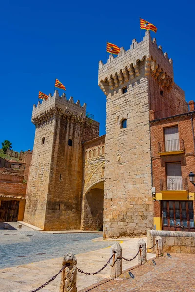 İspanyol kasabası Daroca 'dan Puerta Baja.