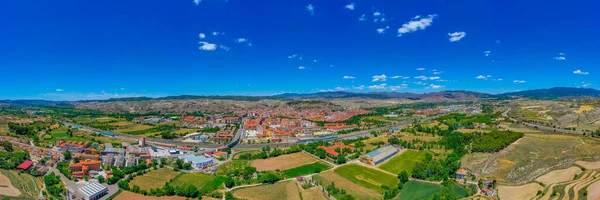 スペインの町のパノラマビュー Calatayud — ストック写真