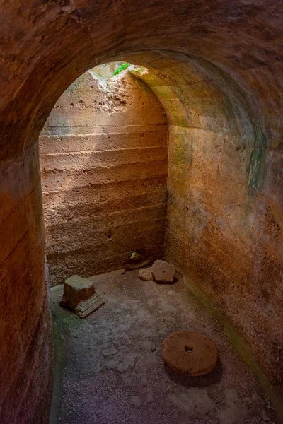 Yacimiento Uxama Archaeological Site Burgo Osma Spain — Stock Photo, Image