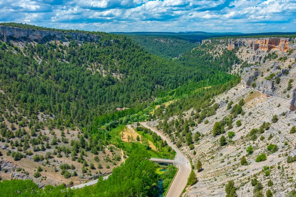 stock image Canyon of Lobos river viewed from La Galiana viewpoint, Spain.