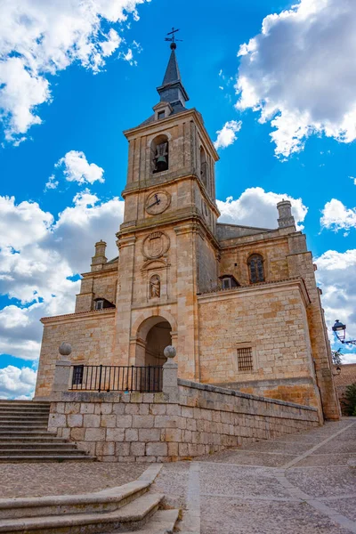Collegiate Kyrkan San Pedro Apostol Spanska Staden Lerma — Stockfoto