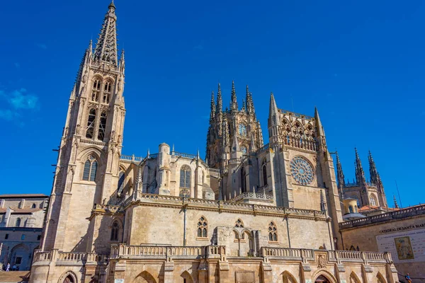 Vista Catedral Ciudad Española Burgos — Foto de Stock