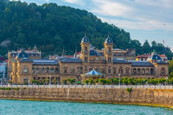 stock image Town hall in the old town of San Sebastian, Spain.