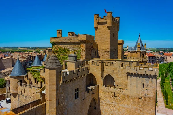Крепостные Валы Королевского Дворца Олите Испании — стоковое фото
