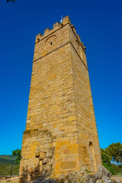 Torre Del Homenaje Pueblo Español Sos Del Rey Catolico — Foto de Stock