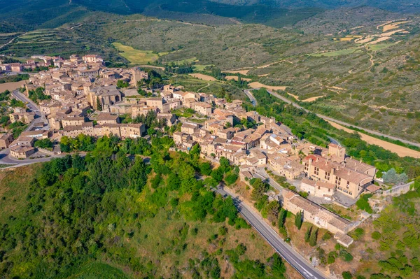 Panorama Pohled Španělskou Vesnici Sos Del Rey Catolico — Stock fotografie